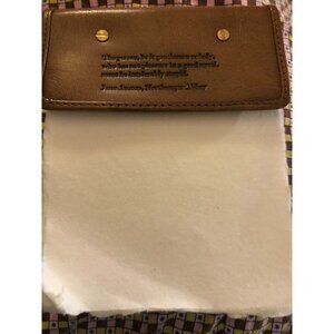 Pen to paper Handmade Leather Journal Eco Friendly Recycled Paper Note Pad